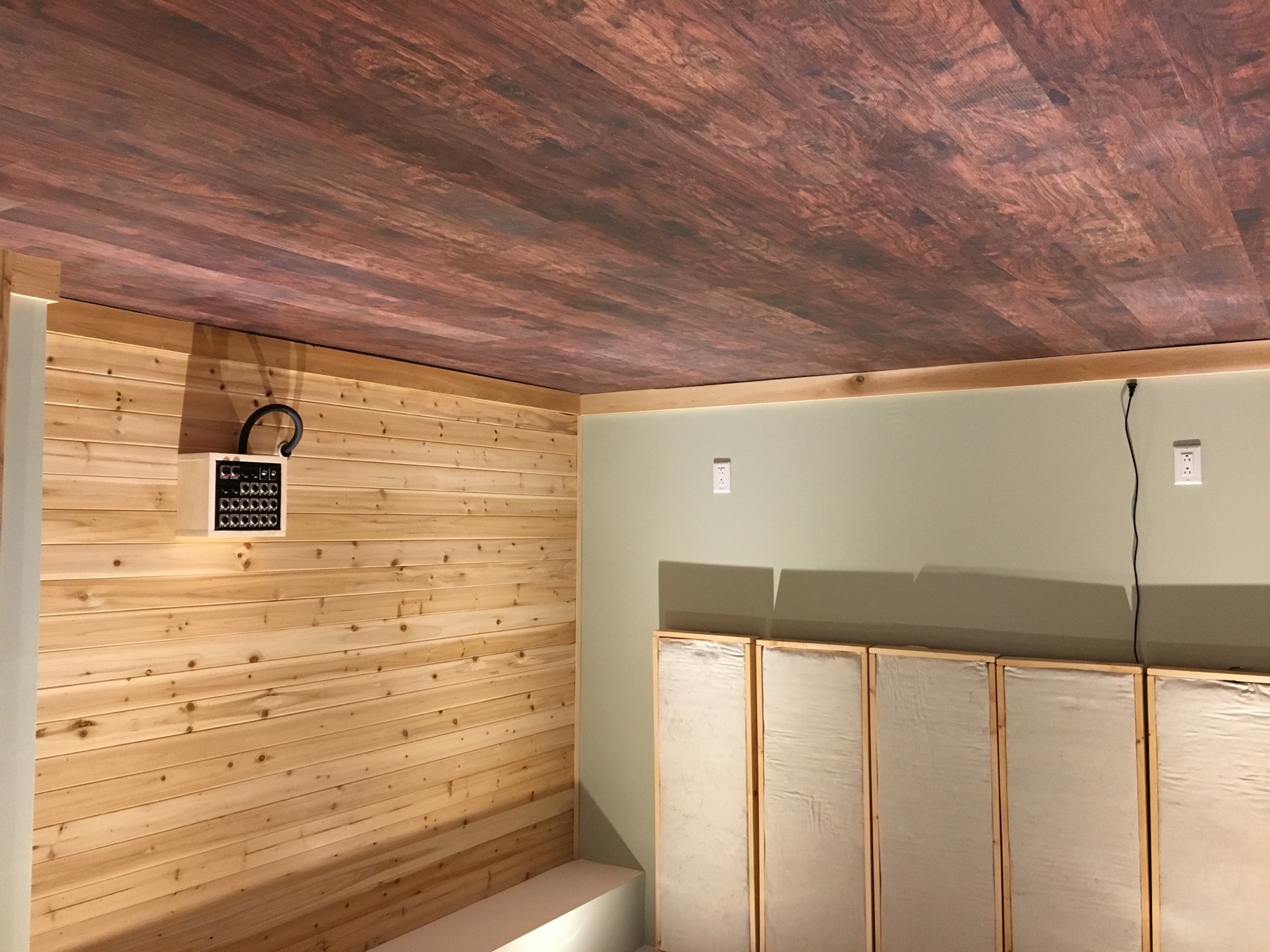 Acoustically treated recording room at Sum & Difference
